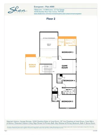 $539,990 | 15934 Mahogany Mist Drive, Conroe, TX 77302