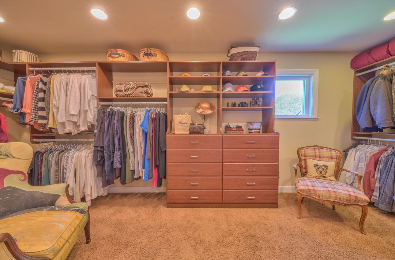 190 San Benancio Road Salinas, CA 93908 - Photo 39 of 61 a view of walk in closet with clothes and shoes