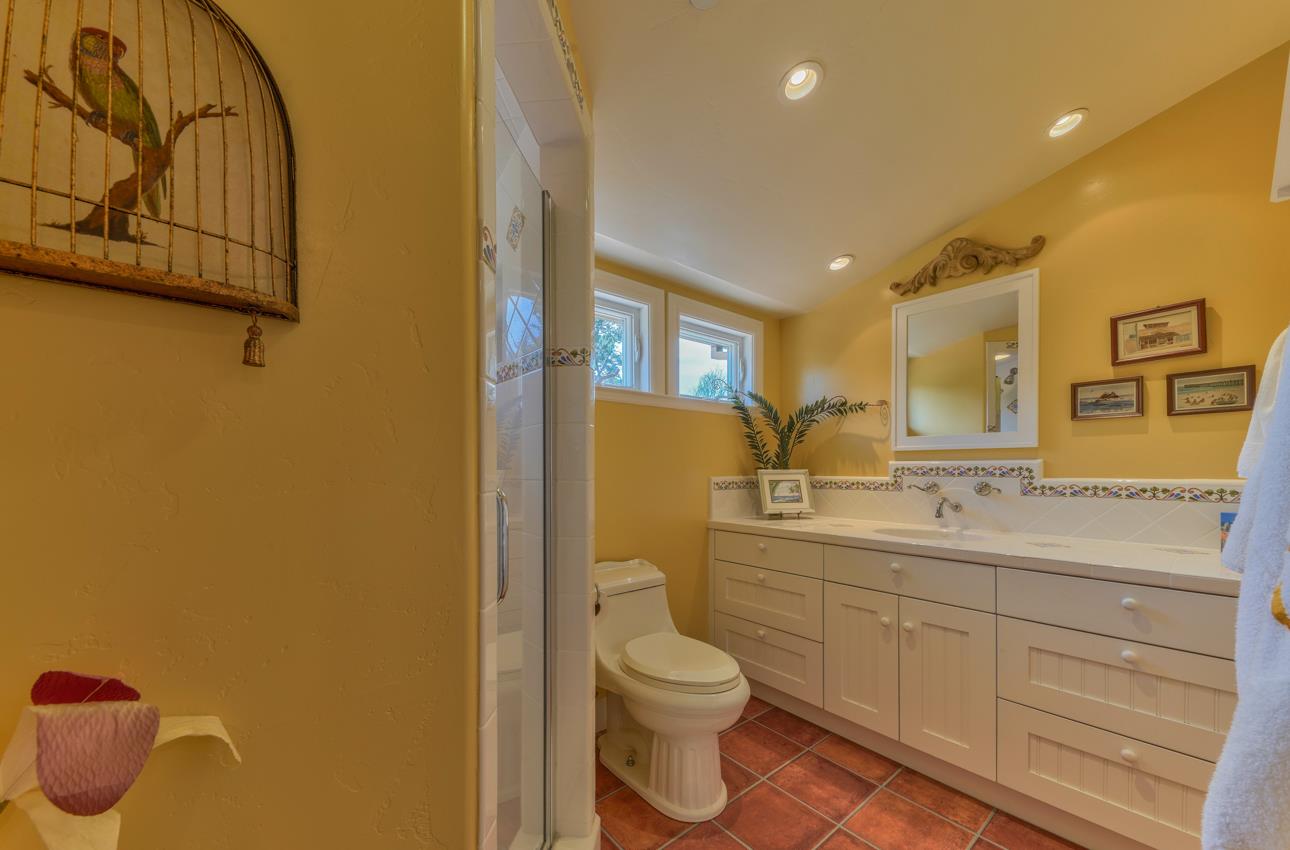190 San Benancio Road Salinas, CA 93908 - Photo 48 of 61 a bathroom with a granite countertop sink mirror vanity and toilet