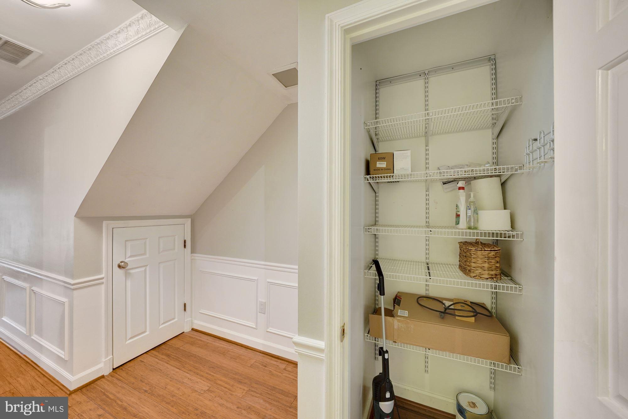 4613 MacArthur Boulevard Northwest, Unit A Washington, DC 20007 - Photo 12 of 26 Linen closet could also be used as pantry!