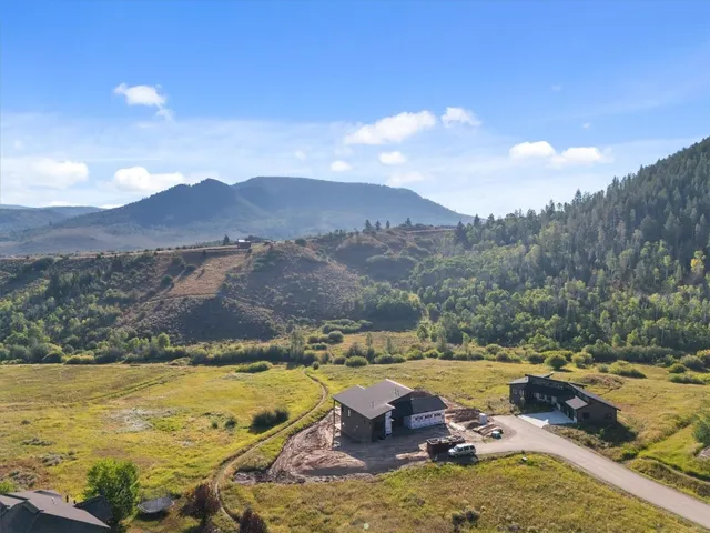 a view of a lake with a mountain in the background