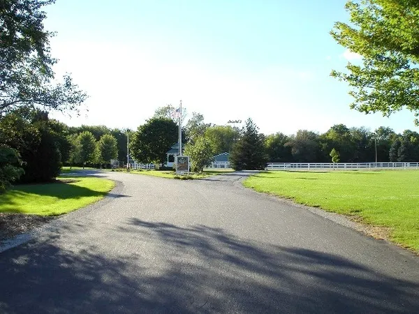 a view of swimming pool with a yard