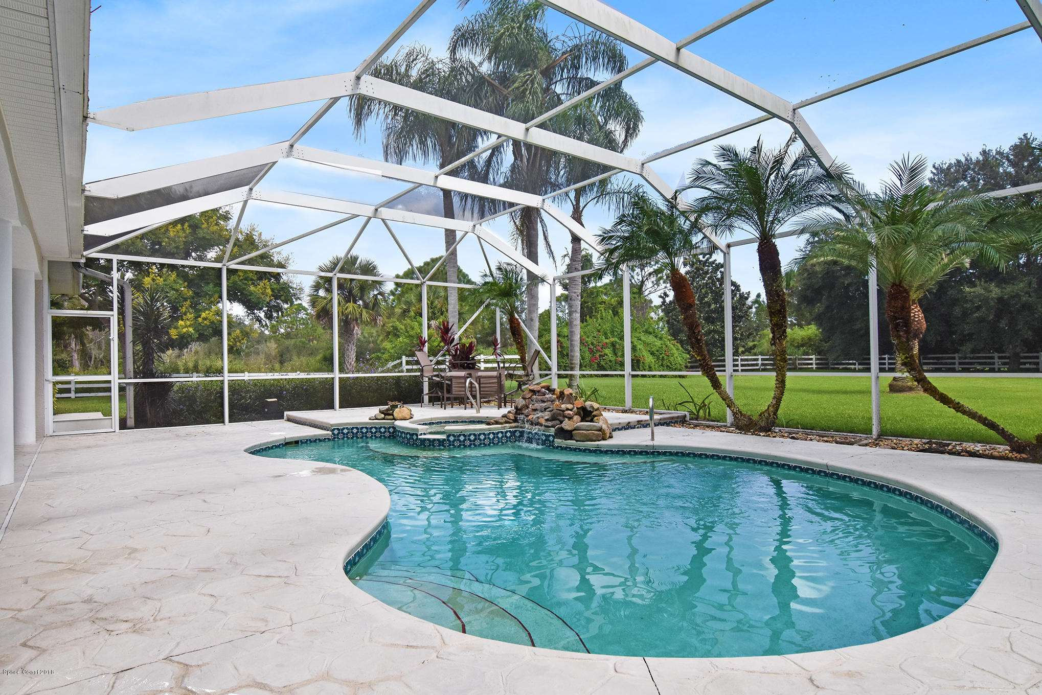 4195 Turtle Mound Road Melbourne, FL 32934 - Photo 4 of 53 Pool view 1