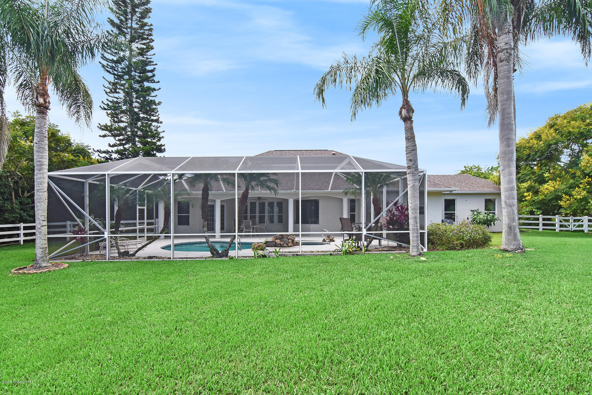 4195 Turtle Mound Road Melbourne, FL 32934 - Photo 39 of 53 Backyard view 2