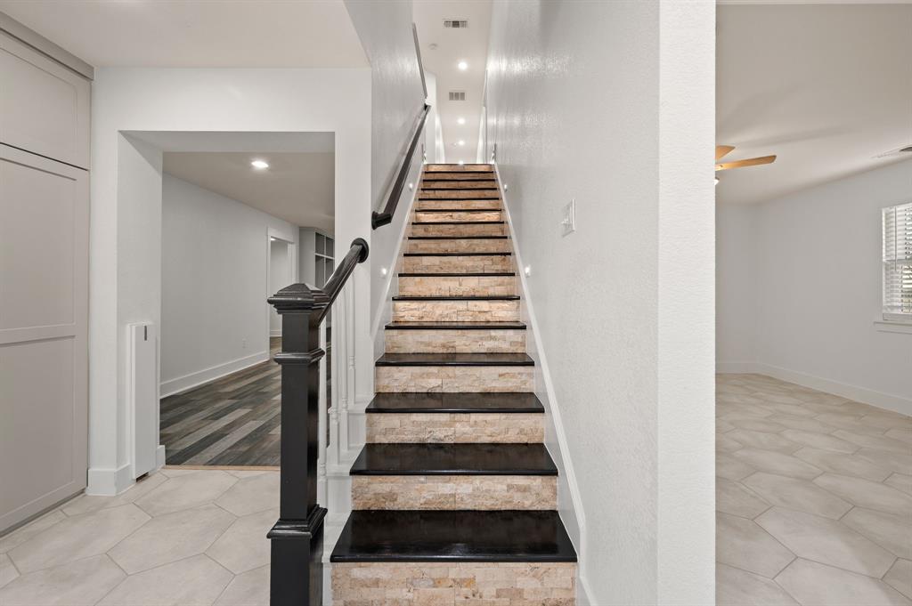 7384 Rector Road Sanger, TX 76266 - Photo 15 of 40 a view of entryway and hall with wooden floor