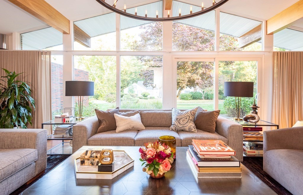 12 Alexandra Road Lynnfield, MA 01940 - Photo 9 of 42 a living room with furniture and a large window