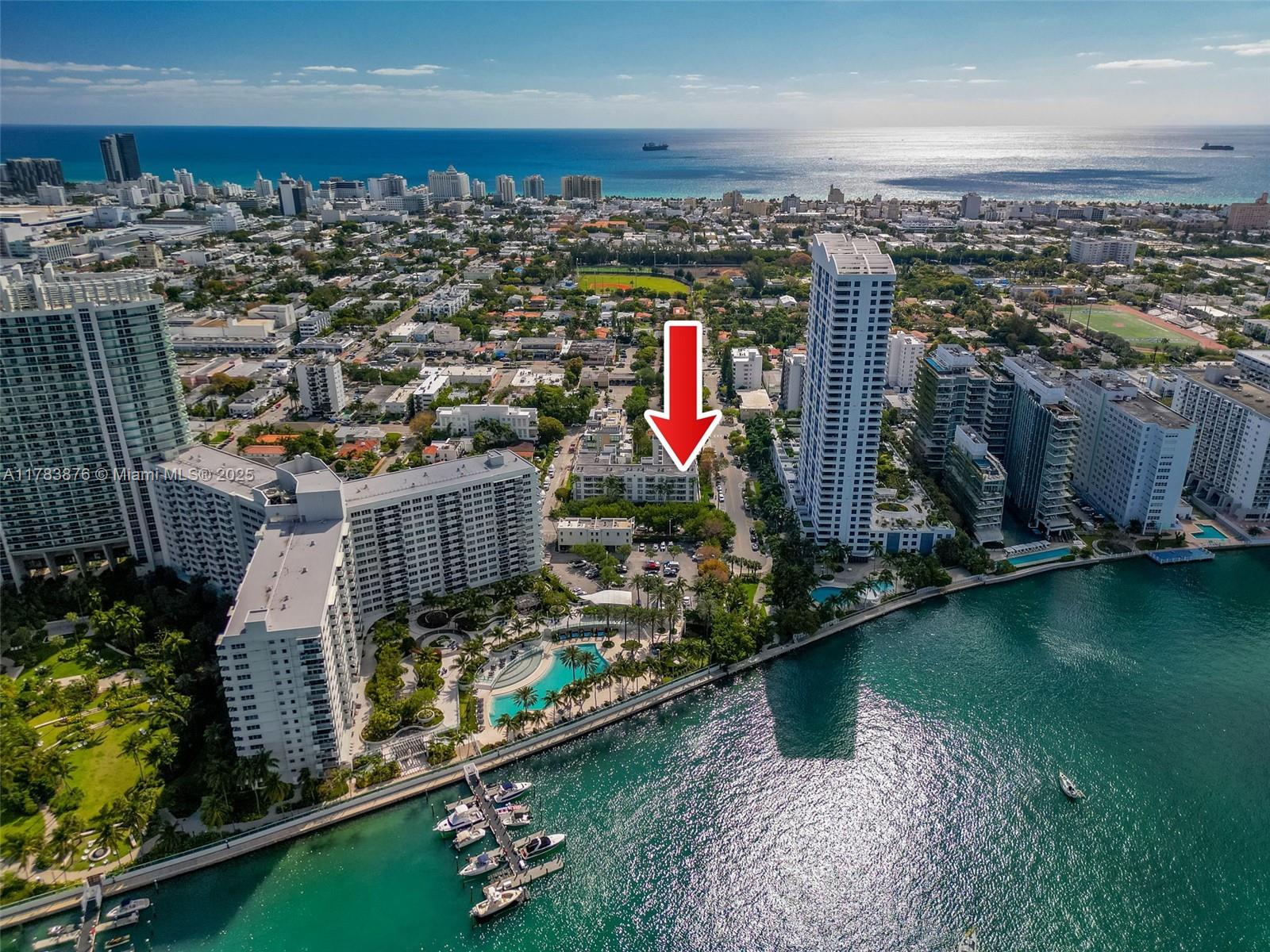 1401 Bay Road, Unit 506 Miami Beach, FL 33139 - Photo 27 of 28 a view of a city