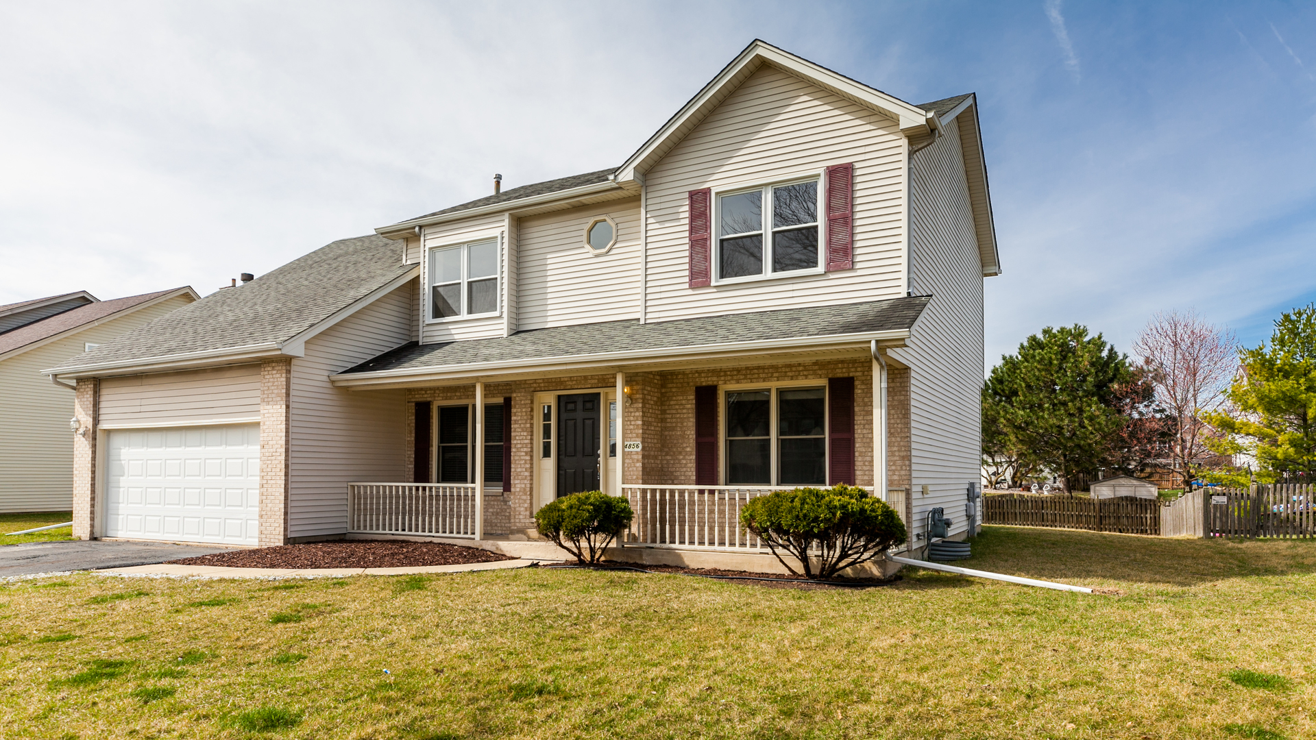 24856 Vermette Road Plainfield, IL 60585 - Photo 1 of 18 a view of a house with swimming pool in front of it