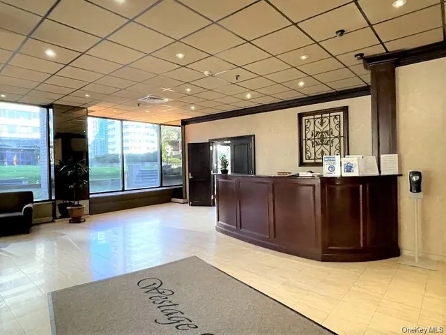 a view of a livingroom with furniture