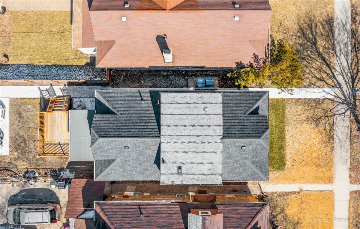 1902 South 9th Avenue Maywood, IL 60153 - Photo 42 of 51 an aerial view of a residential apartment building with a yard