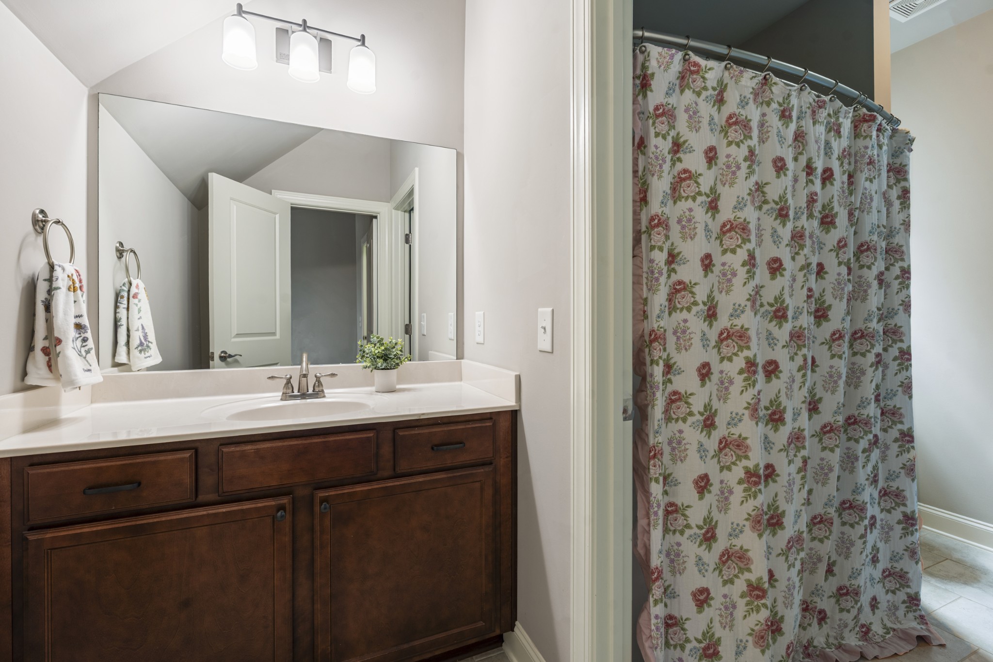 3433 Cortona Way Murfreesboro, TN 37129 - Photo 23 of 32 a bathroom with a sink and a mirror