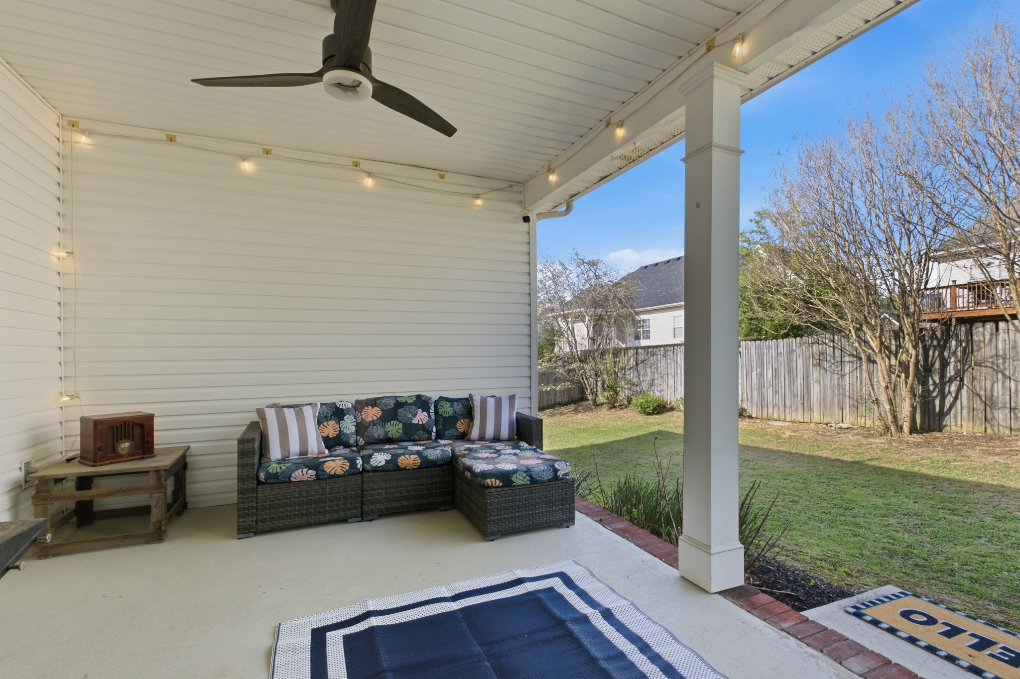 608 Windtree Pass Mount Juliet, TN 37122 - Photo 29 of 35 a view of a porch with furniture and garden