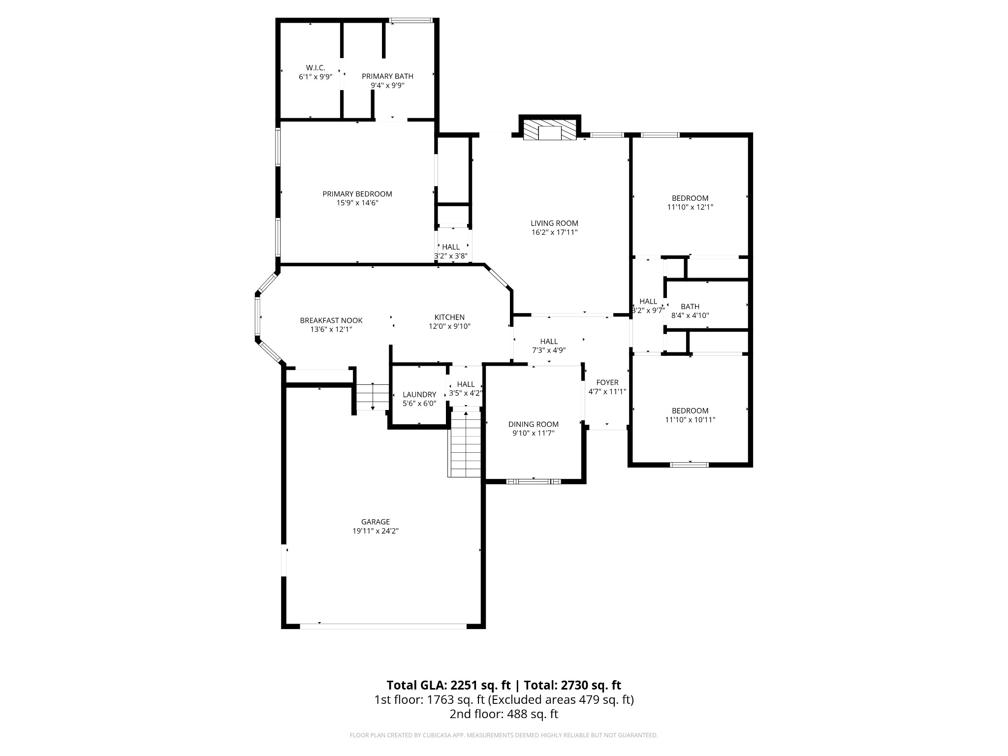 608 Windtree Pass Mount Juliet, TN 37122 - Photo 33 of 35 a picture of a floor plan