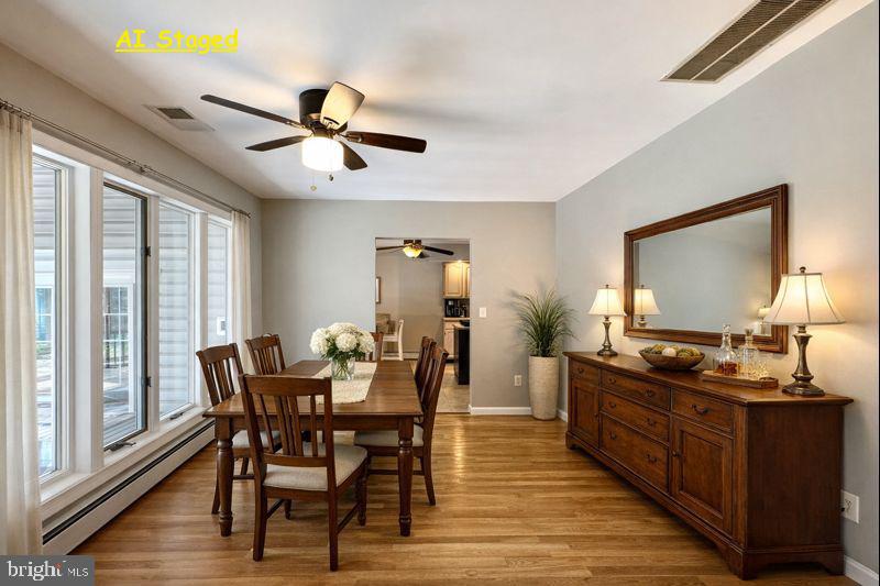 211 Queen Anne Road Stevensville, MD 21666 - Photo 15 of 56 AI Staged Dining/office main level