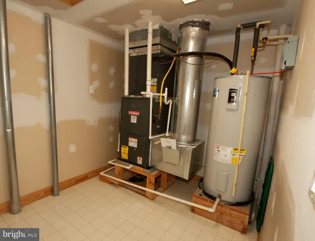 a room with gym equipment