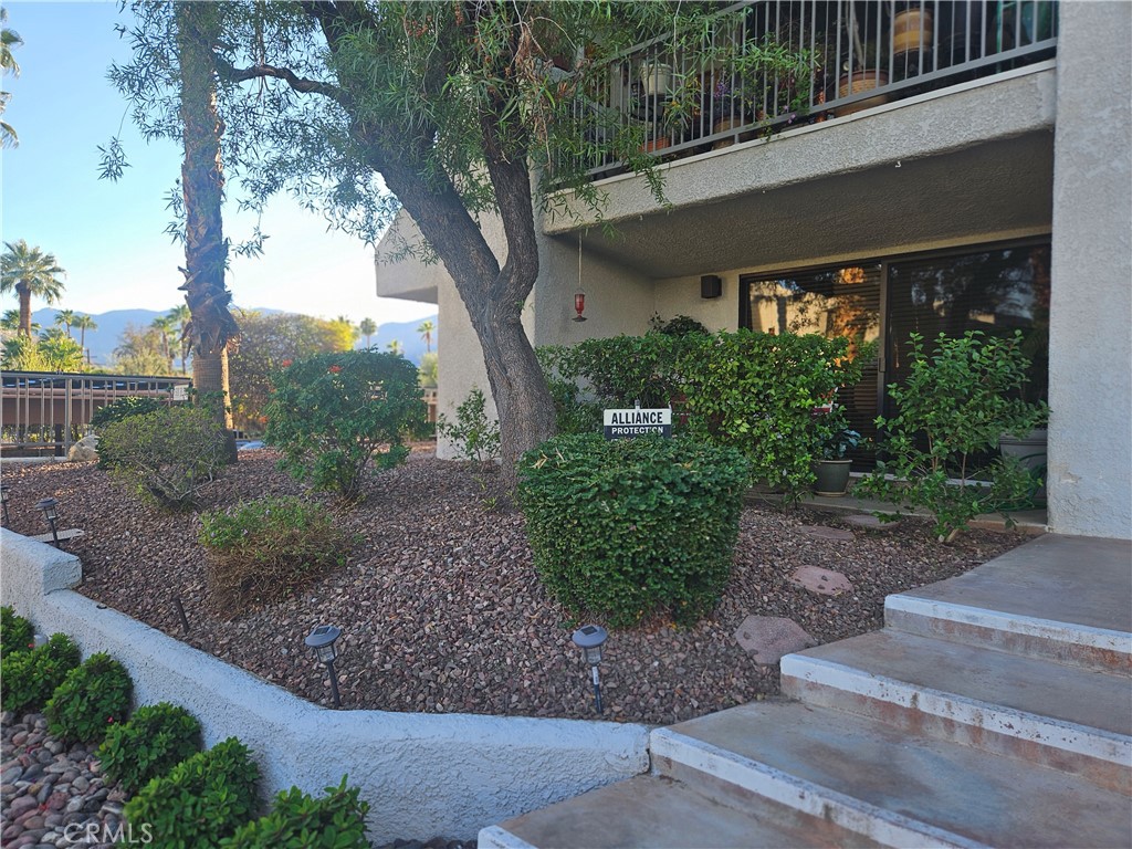3155 Ramon Road, Unit 601 Palm Springs, CA 92264 - Photo 6 of 35 a view of a garden