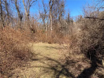 a view of snow on a road