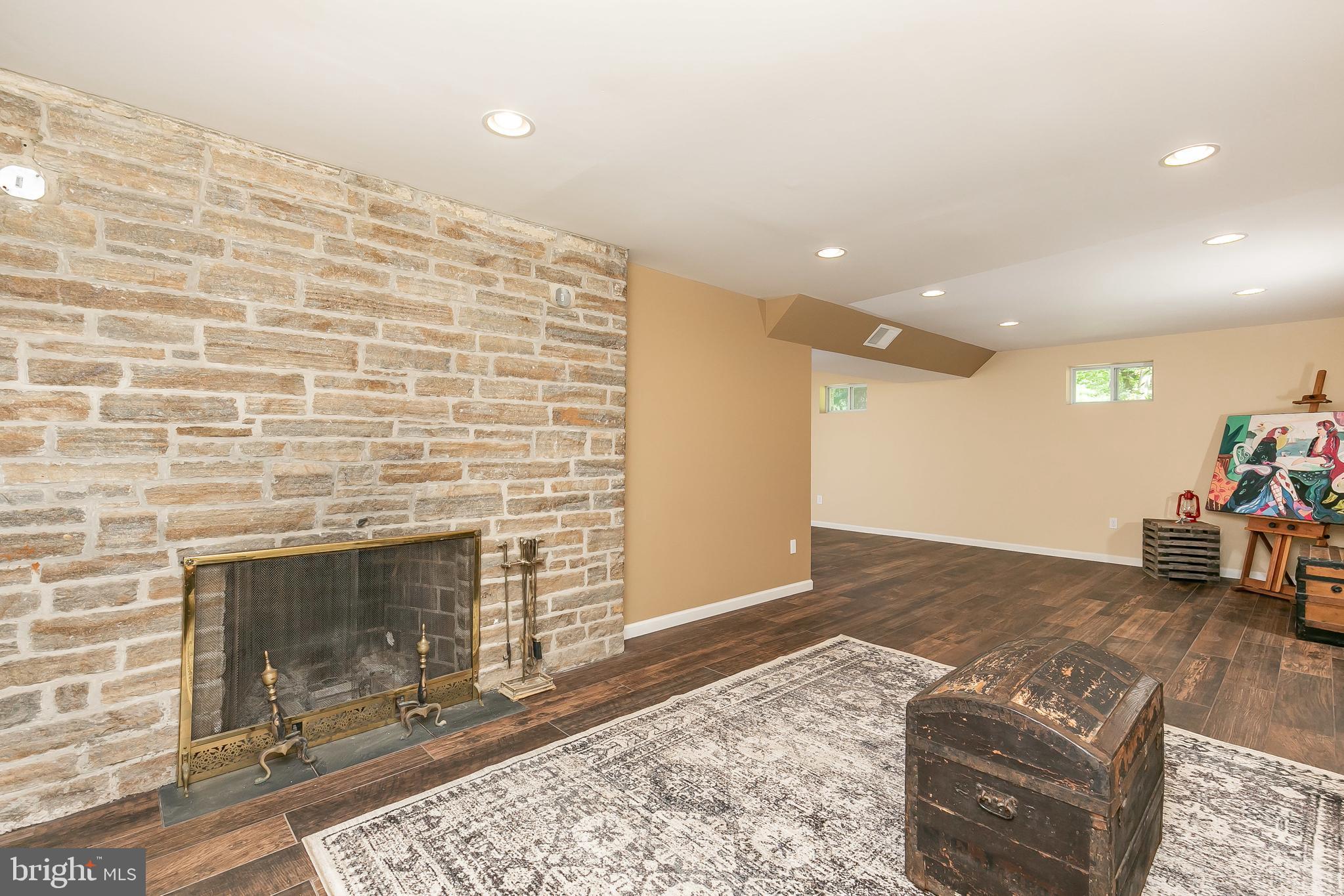 1830 Hillside Road Stevenson, MD 21153 - Photo 26 of 46 MASSIVE ORIGINAL STONE WOOD BURNING FIREPLACE