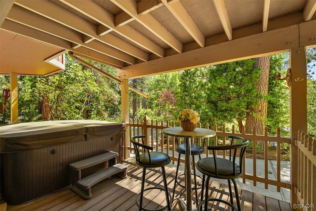 641 Golf Course Road Lake Arrowhead, CA 92352 - Photo 39 of 46 a view of a outdoor space with seating area