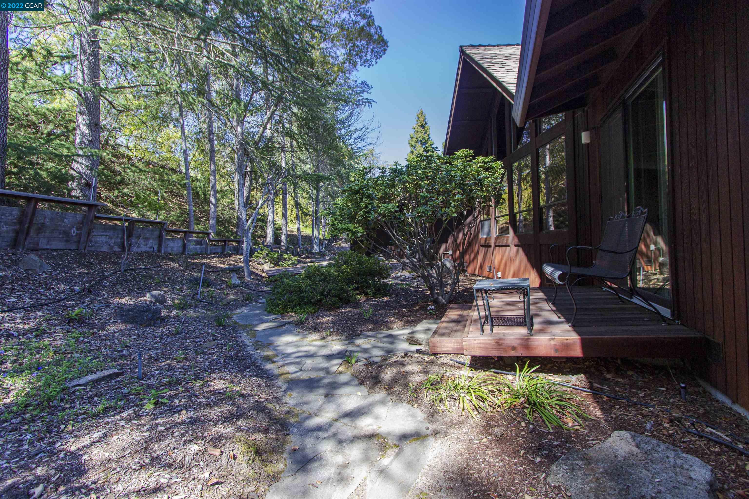 3399 Springhill Road Lafayette, CA 94549 - Photo 21 of 25 a view of backyard with green space