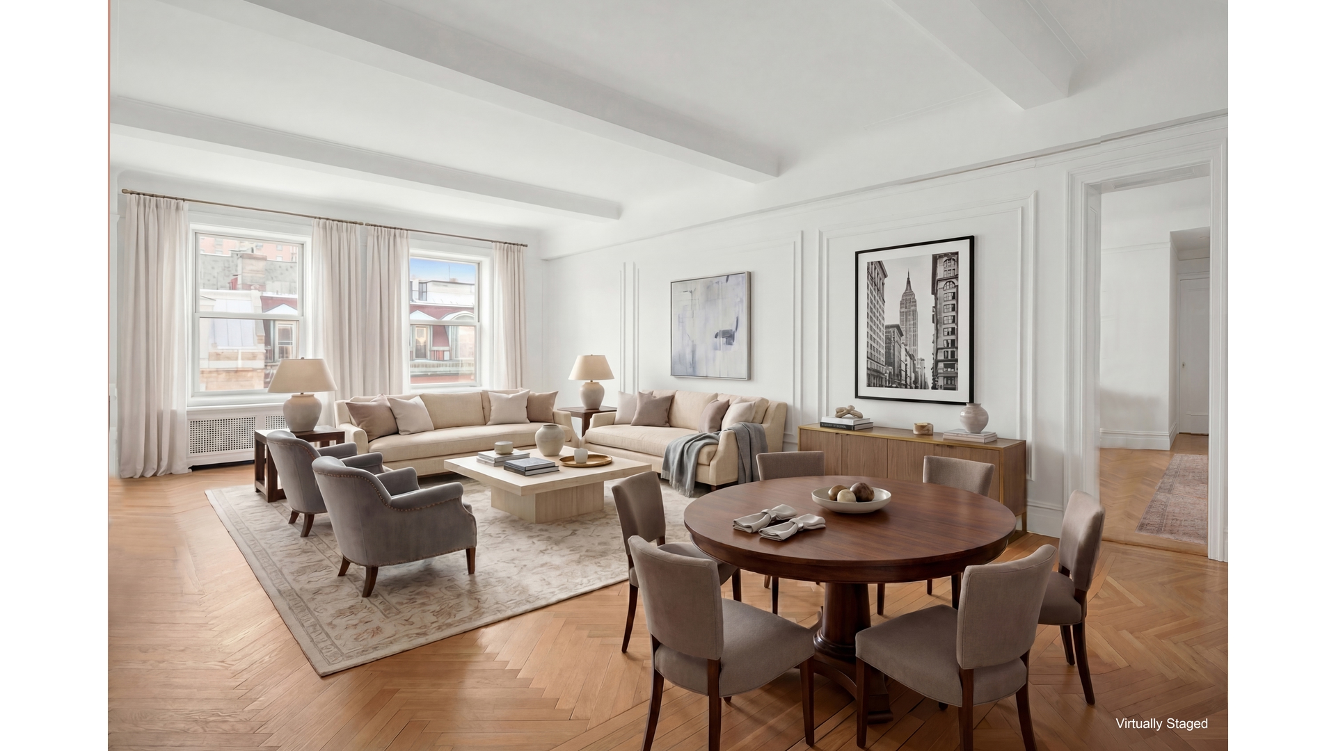 340 Riverside Drive, Unit 6D Manhattan, NY 10025 - Photo 1 of 26 a living room with furniture and a window