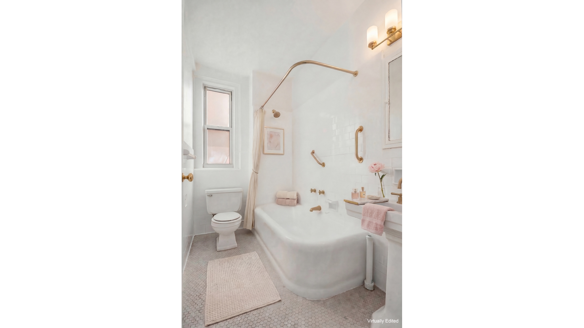 340 Riverside Drive, Unit 6D Manhattan, NY 10025 - Photo 15 of 26 a spacious bathroom with a bathtub and a toilet