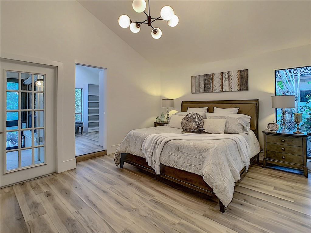 4133 Northwest 28th Way Boca Raton, FL 33434 - Photo 5 of 12 Master Bedroom-NEW Walk-in Custom Closet Leads to Patio