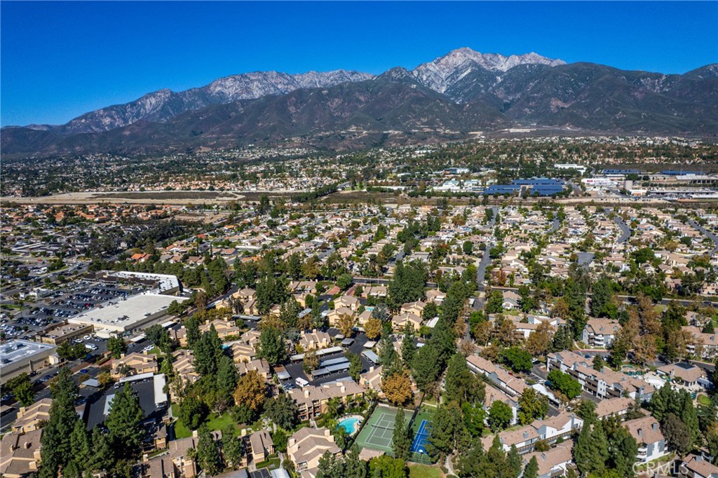 10655 Lemon Avenue Rancho Cucamonga, CA 91737 - Photo 31 of 32 an aerial view of residential house and green space