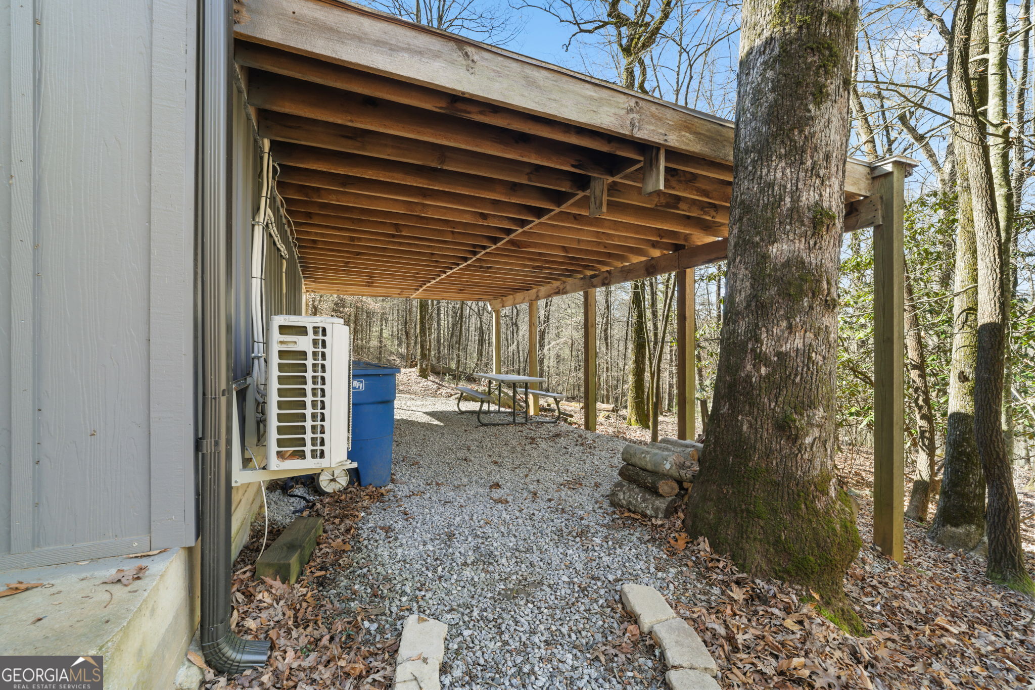 355 Henslee Hollow Lane Rabun Gap, GA 30568 - Photo 35 of 47 a view of a backyard space