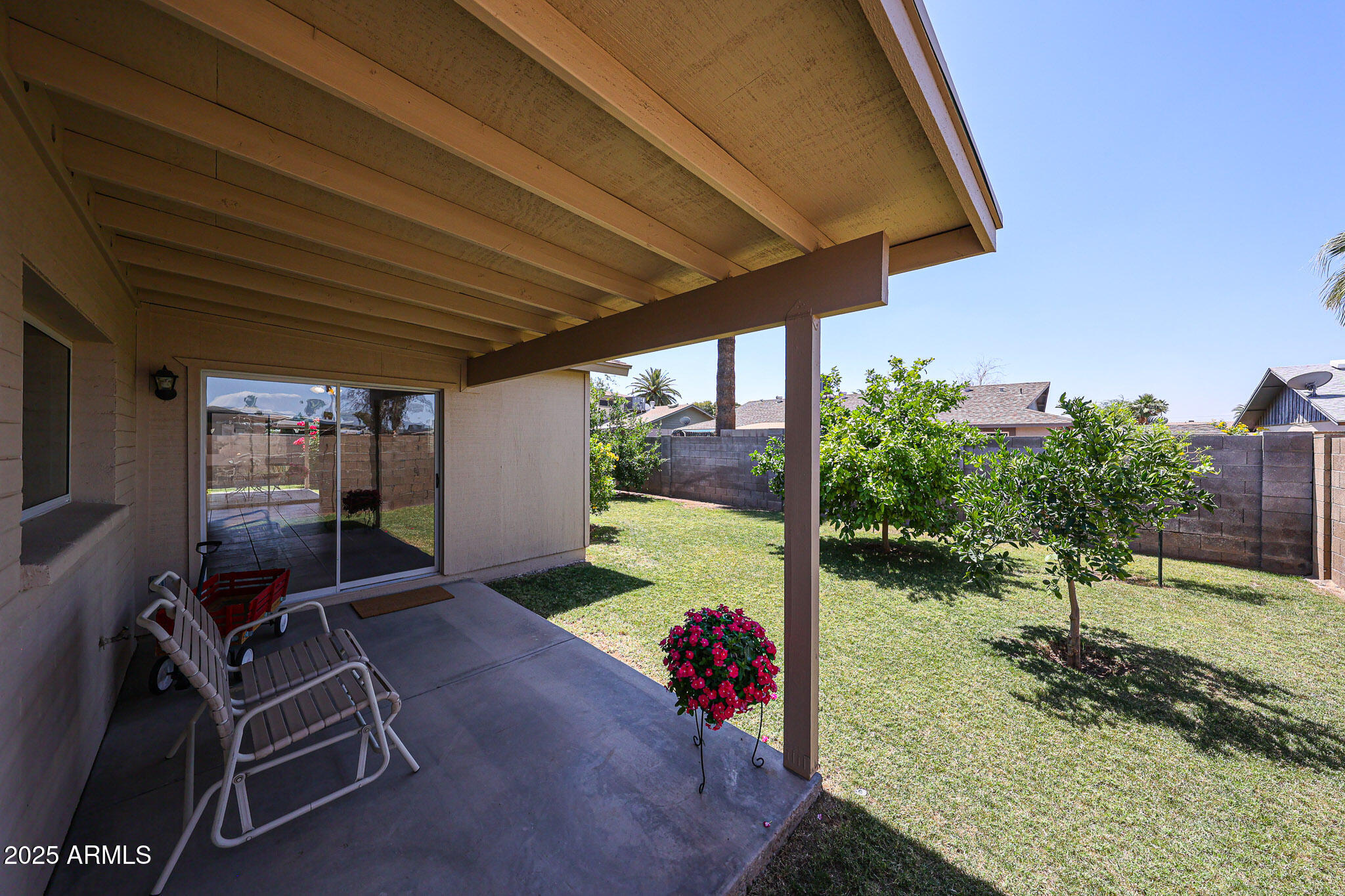 3633 West Redfield Road Phoenix, AZ 85053 - Photo 46 of 56 Covered Patio and Backyard