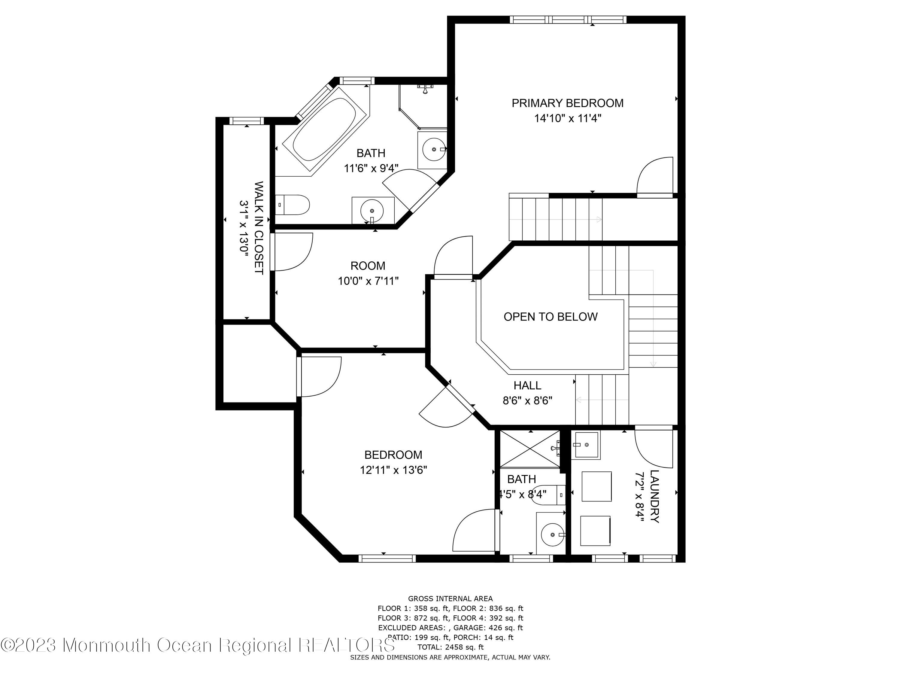 16 Mariners Bend Brielle, NJ 08730 - Photo 59 of 66 2n Fl Dimensions