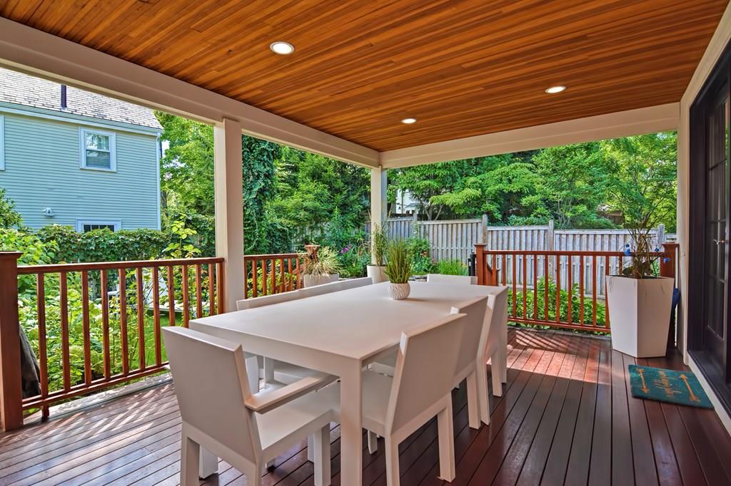 70 Arnold Road Newton, MA 02459 - Photo 33 of 39 a view of a patio on the roof deck