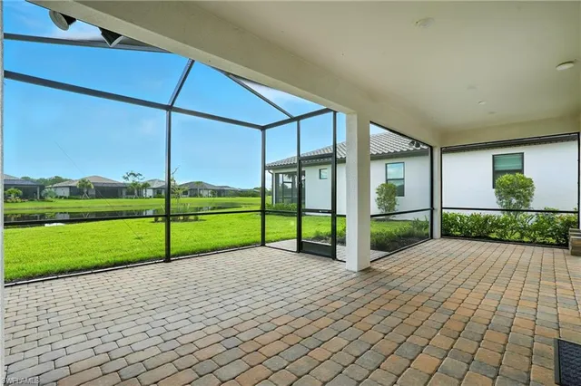 a view of swimming pool with outdoor space