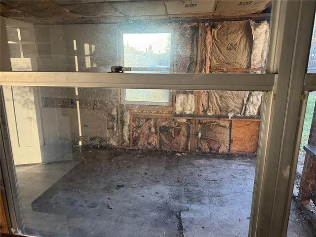 a view of a small space built with hardwood