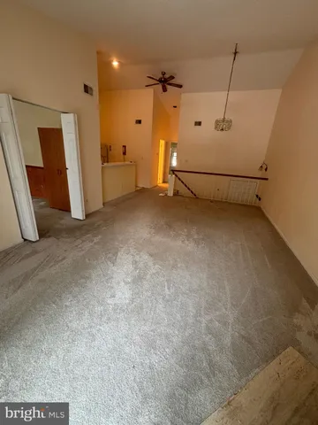 a view of a room with closet