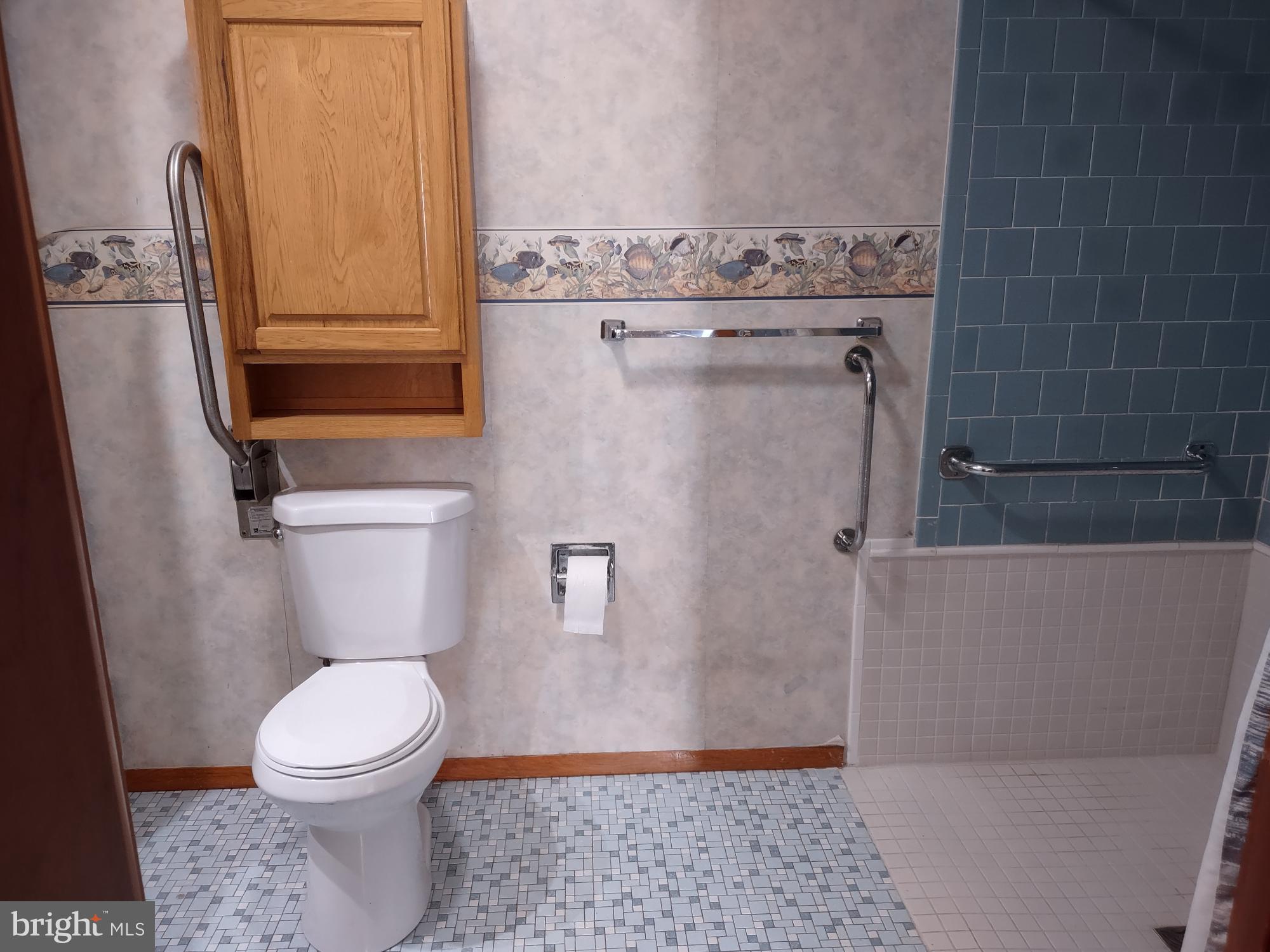 601 Rowe Drive Aberdeen, MD 21001 - Photo 32 of 52 a bathroom with a toilet and a shower