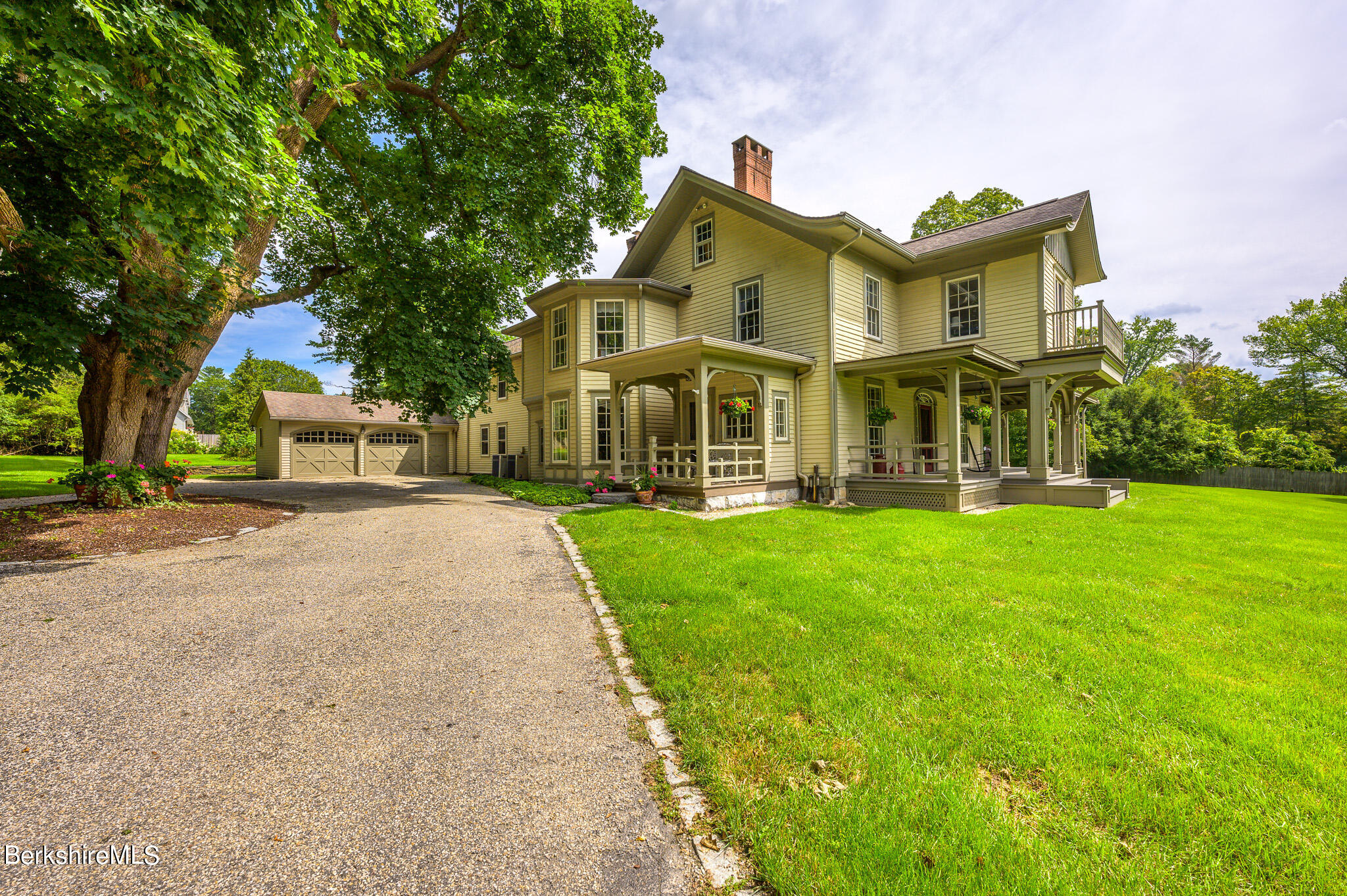 8 Prospect Hill Road Stockbridge, MA 01262 - Photo 4 of 60 front view of a house with a yard