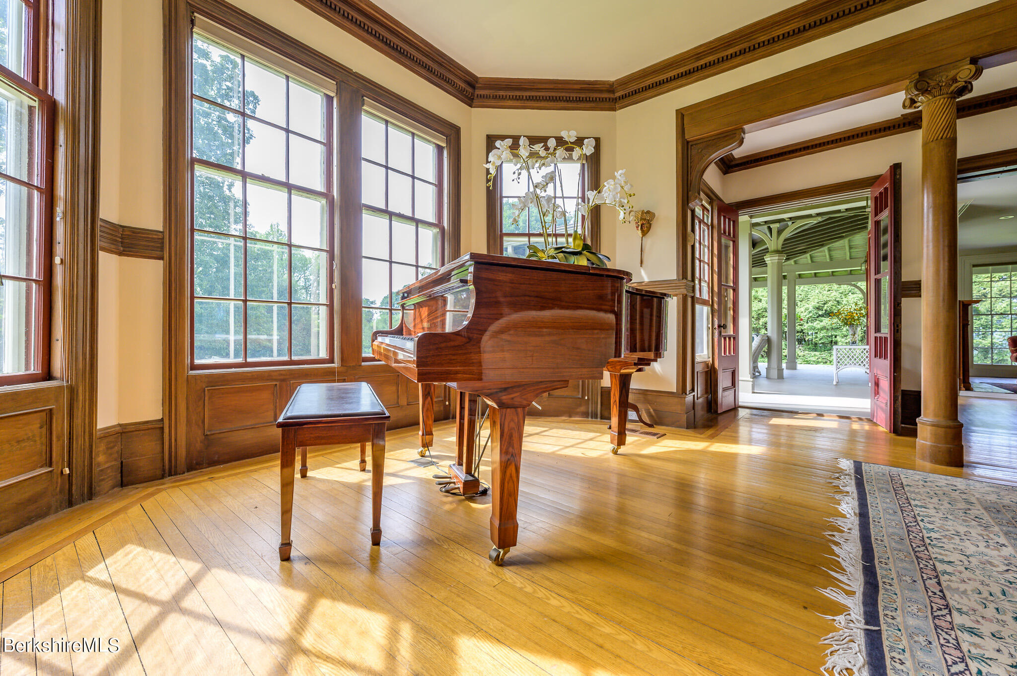 8 Prospect Hill Road Stockbridge, MA 01262 - Photo 8 of 60 a living room with fireplace furniture and a large window