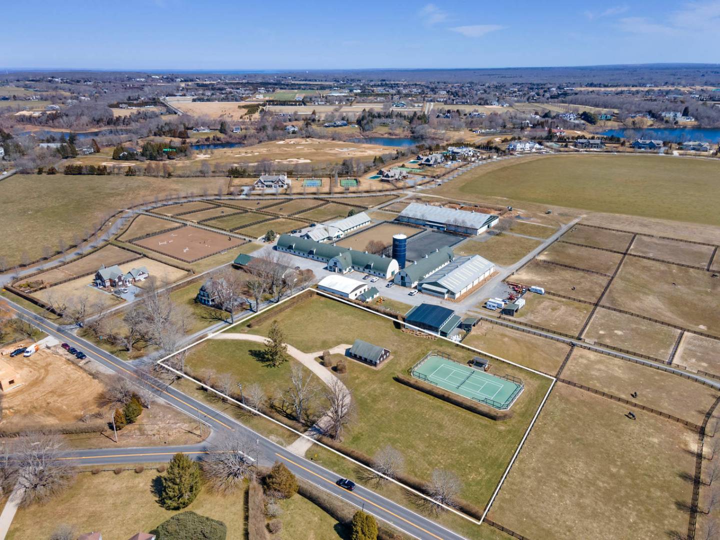 849 Hayground Road Water Mill, NY 11976 - Photo 6 of 31 an aerial view of a residential building and lake view