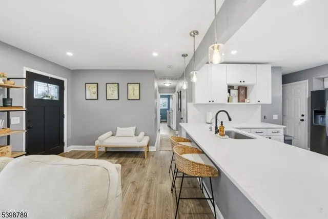 a very nice looking room with a large window