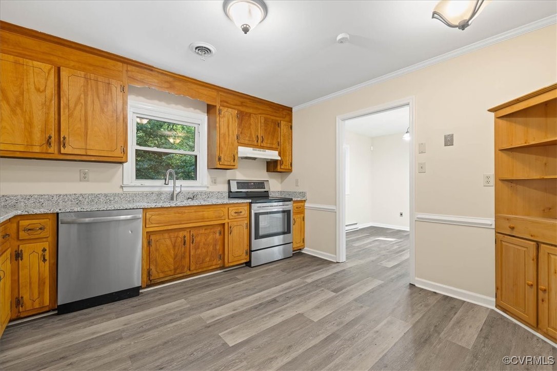 4200 Esposito Place Prince George, VA 23875 - Photo 11 of 29 Kitchen with stainless steel appliances, under cab