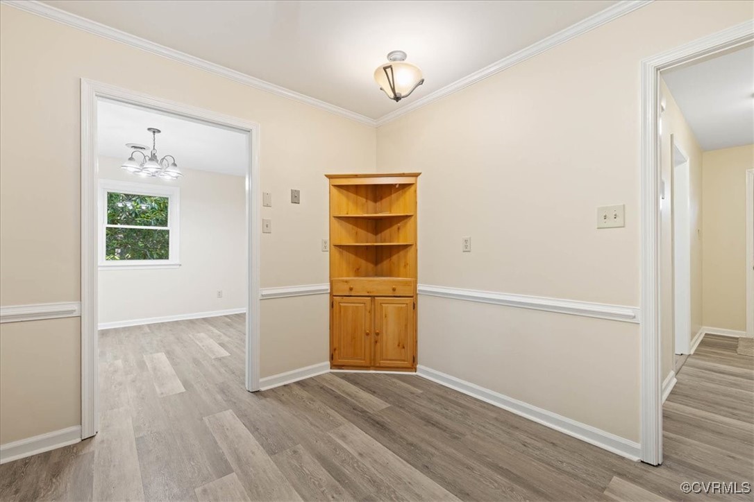 4200 Esposito Place Prince George, VA 23875 - Photo 12 of 29 Unfurnished dining area featuring wood finished fl