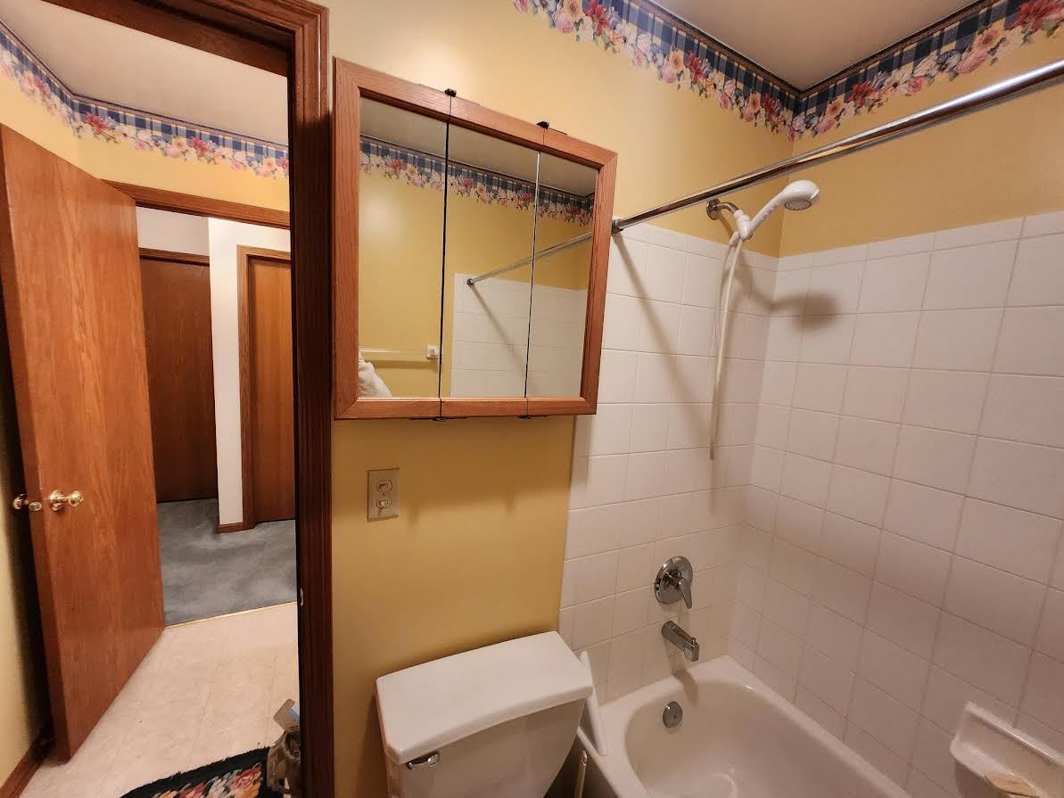 1819 Lake Shore Drive Romeoville, IL 60446 - Photo 9 of 16 a bathroom with a tub a sink and a shower