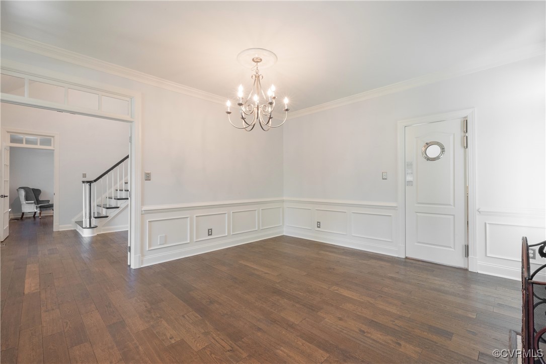 8907 First Branch Lane Chesterfield, VA 23838 - Photo 19 of 50 a view of an empty room with wooden floor