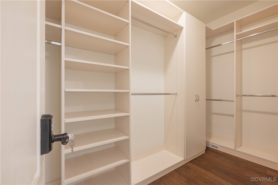 8907 First Branch Lane Chesterfield, VA 23838 - Photo 27 of 50 a view of walk in closet with empty racks