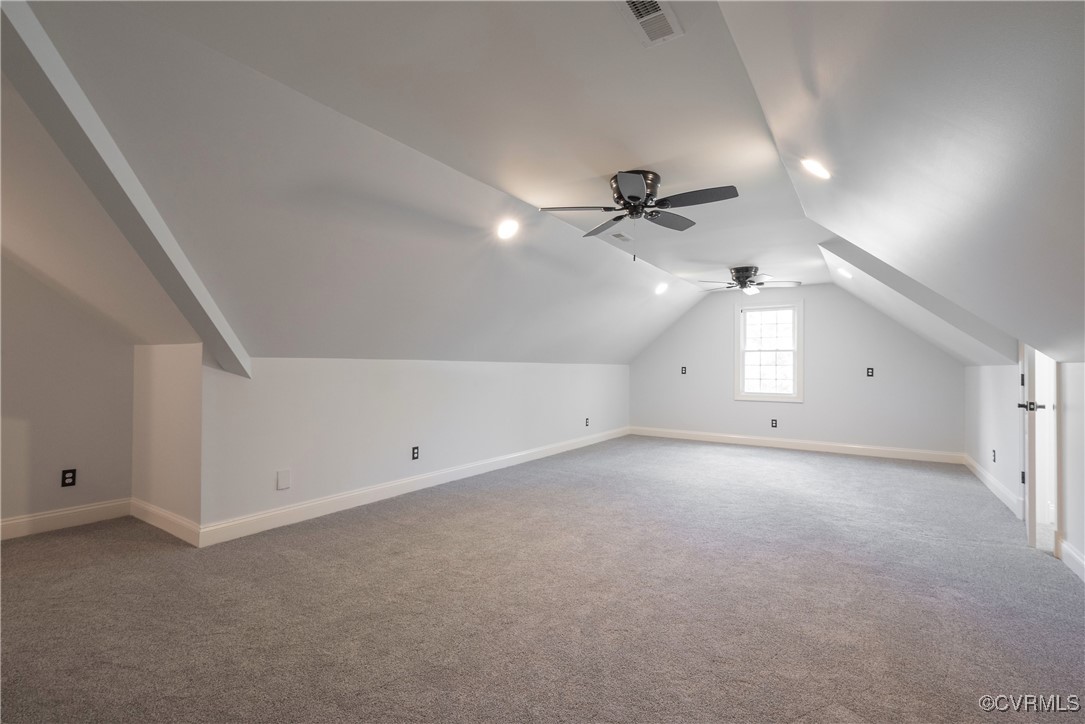 8907 First Branch Lane Chesterfield, VA 23838 - Photo 33 of 50 an empty room with a ceiling fan and hardwood floor