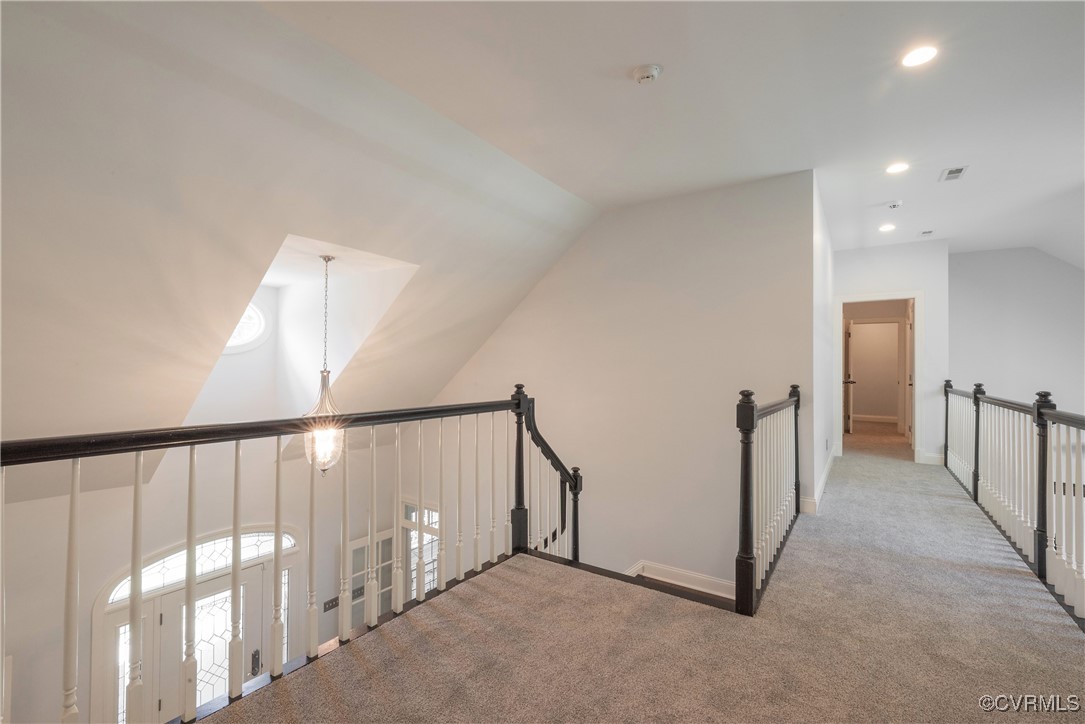 8907 First Branch Lane Chesterfield, VA 23838 - Photo 40 of 50 a view of a hallway with staircase