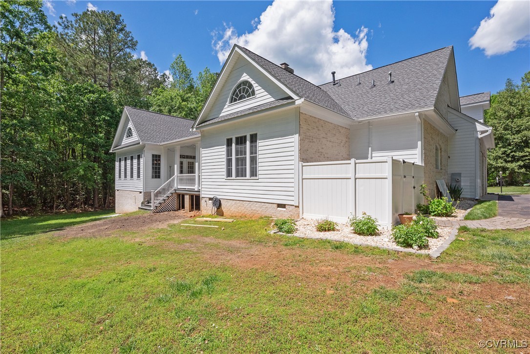 8907 First Branch Lane Chesterfield, VA 23838 - Photo 48 of 50 Back of property featuring crawl space and a shing