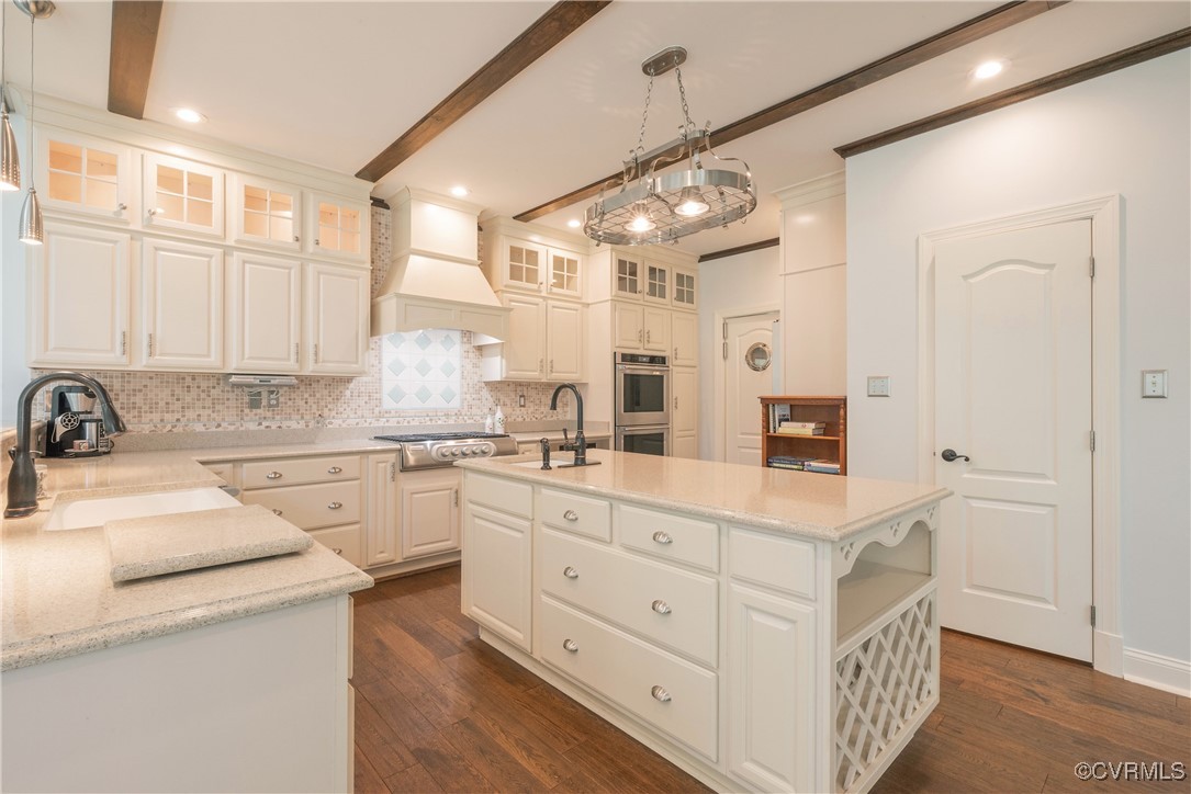 8907 First Branch Lane Chesterfield, VA 23838 - Photo 8 of 50 a kitchen with white cabinets and sink