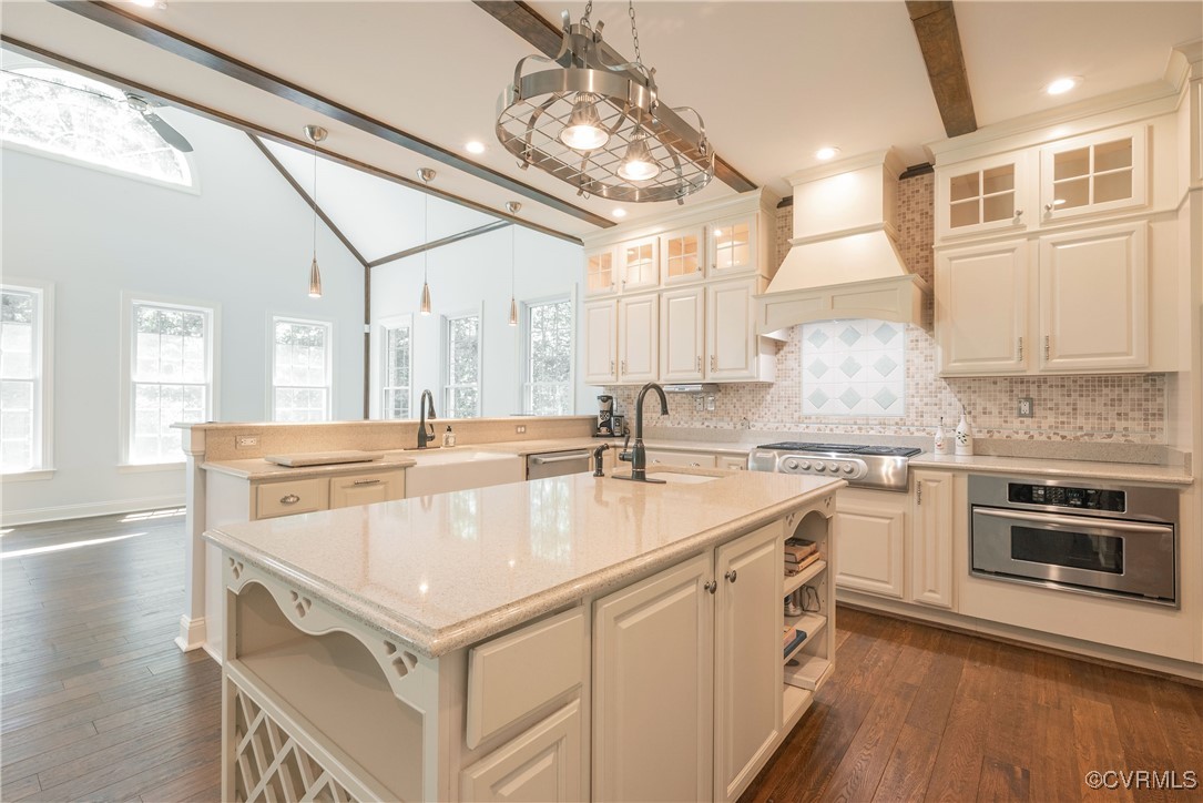 8907 First Branch Lane Chesterfield, VA 23838 - Photo 9 of 50 a kitchen with a stove sink and cabinets